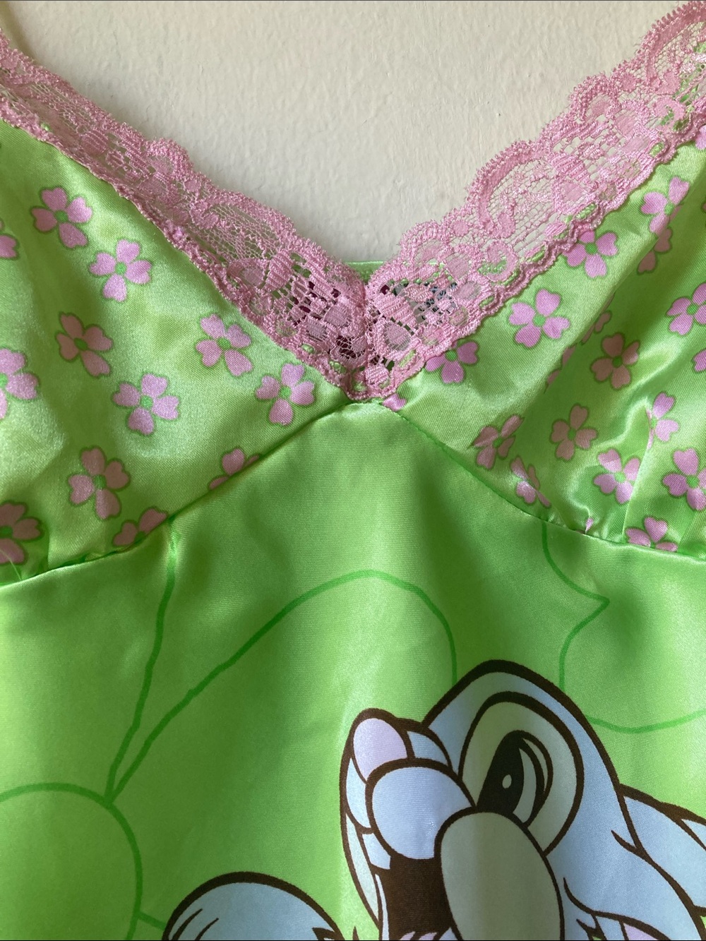 Vintage Disney Thumper Satin Lace Camisole Top Sz S - Picture 12 of 16
